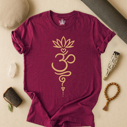 Sacred Harmony – Vintage Om Lotus Tee