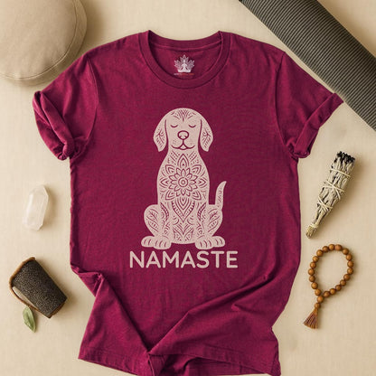 Calm Dog - Mandala Namaste Tee