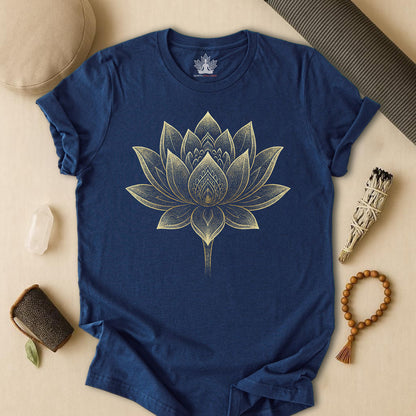 Golden Lotus Flower Tee