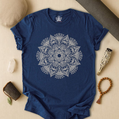 Dragonflies & Flowers Mandala