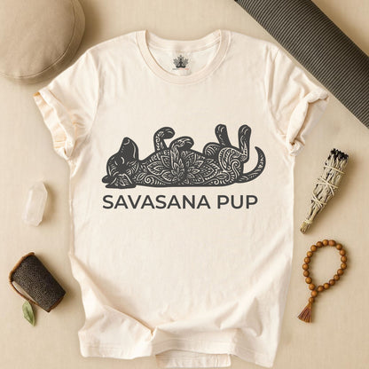 Chill Mandala Dog - Savasana Pup Tee