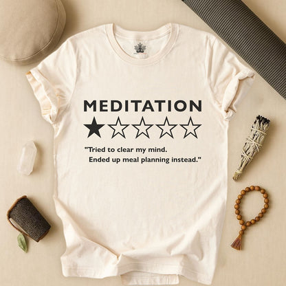 Meal Planning Meditation – Funny Mindful Tee