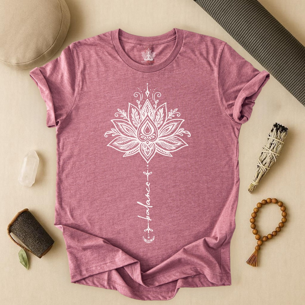 Balance Within – Lotus Yoga Tee