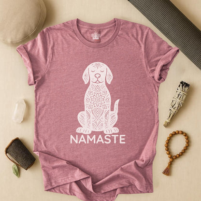 Calm Dog - Mandala Namaste Tee