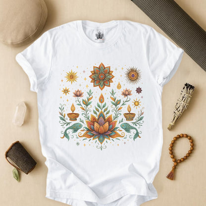 Mystic Lotus Bloom - Spiritual Energy Tee