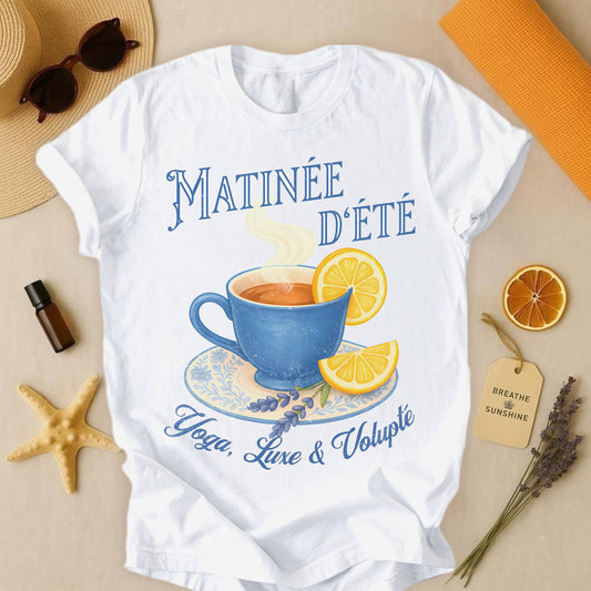 Matinée d’Été – French Chic Yoga Tee