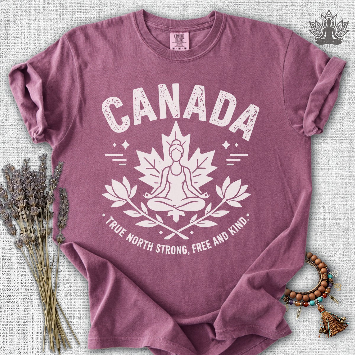 True North Strong, Free & Kind Comfort Colors Tee