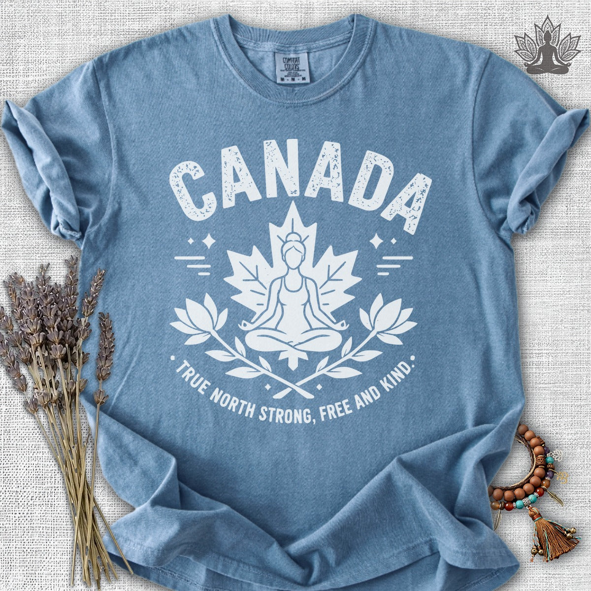 True North Strong, Free & Kind Comfort Colors Tee