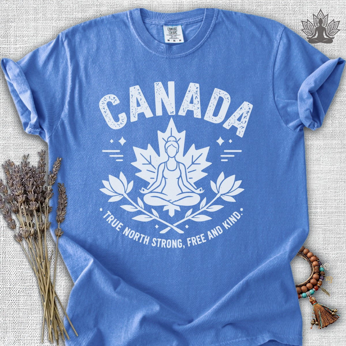 True North Strong, Free & Kind Comfort Colors Tee