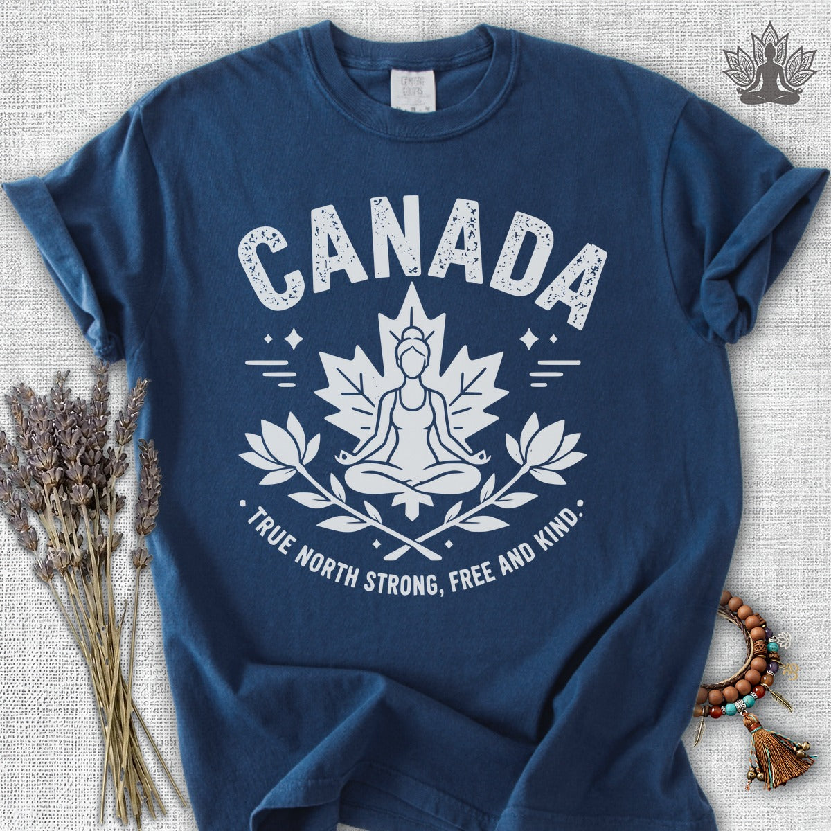 True North Strong, Free & Kind Comfort Colors Tee
