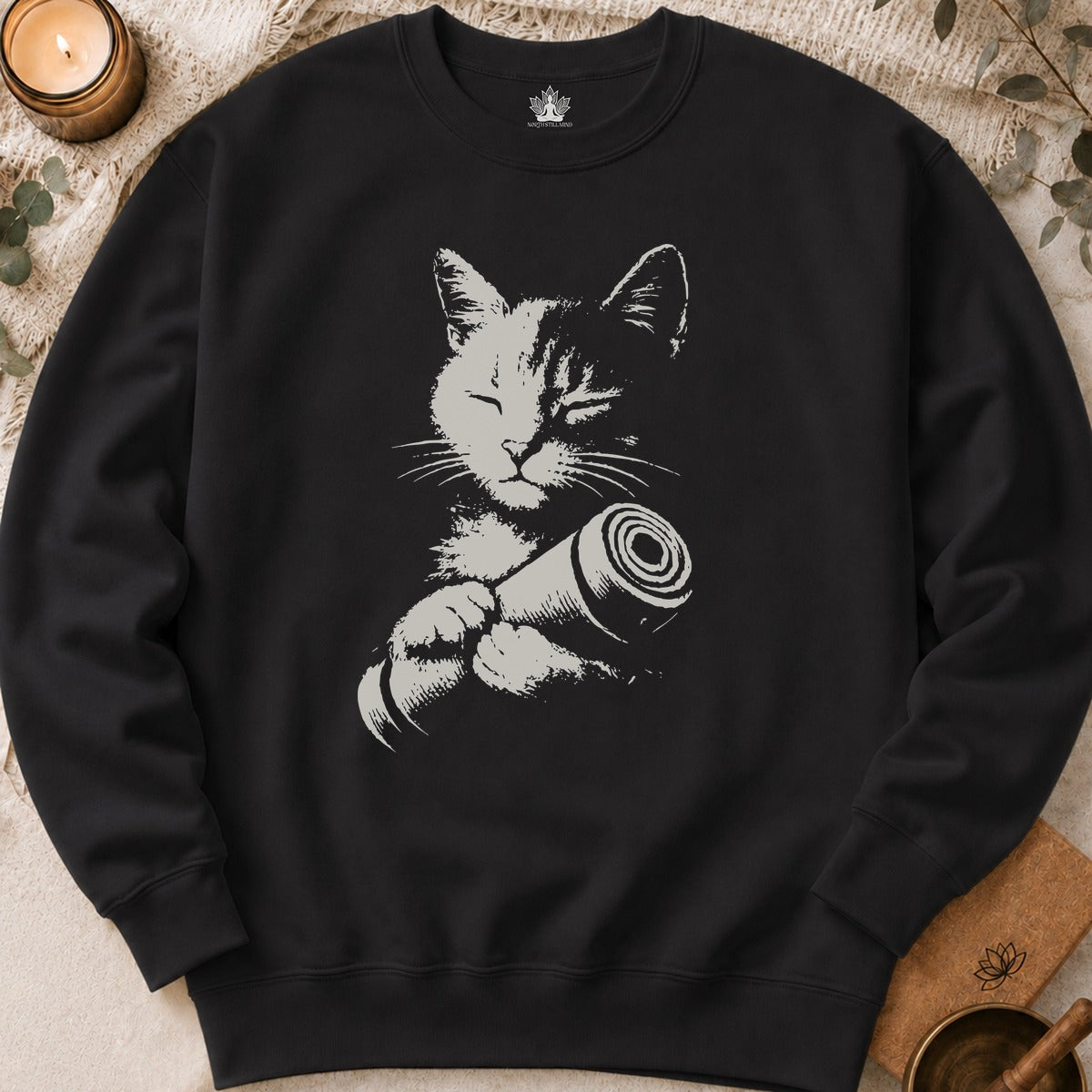 Cat Shadow Art Sweatshirt