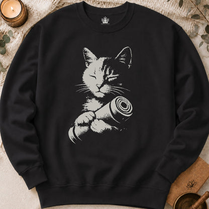Cat Shadow Art Sweatshirt