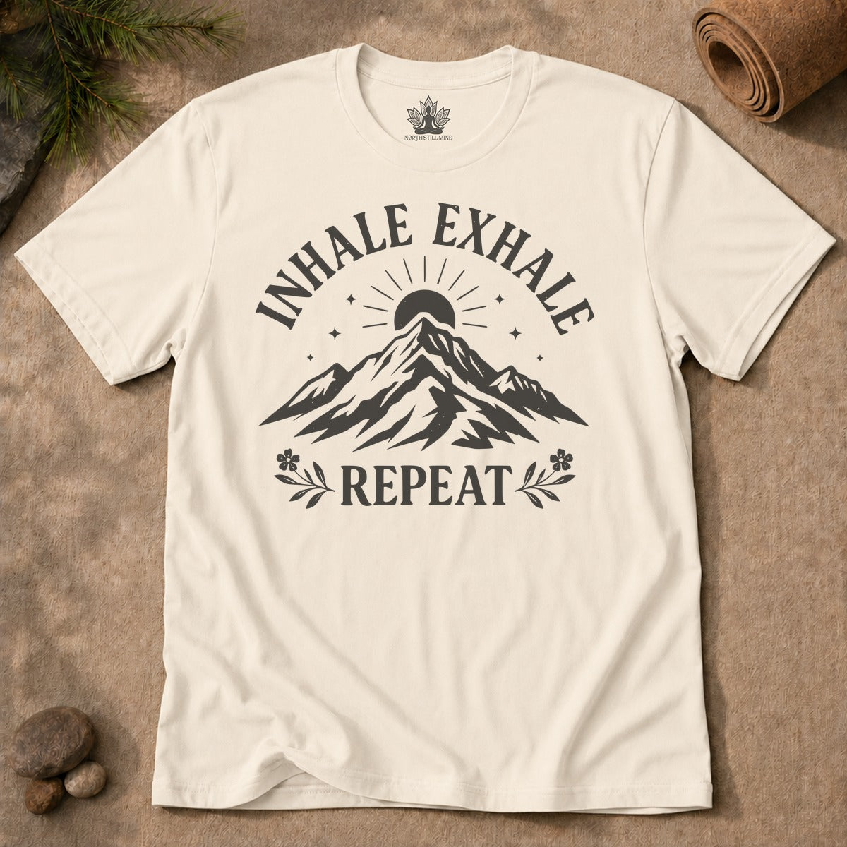 Inhale Exhale Repeat - Mountain Peace Men Tee
