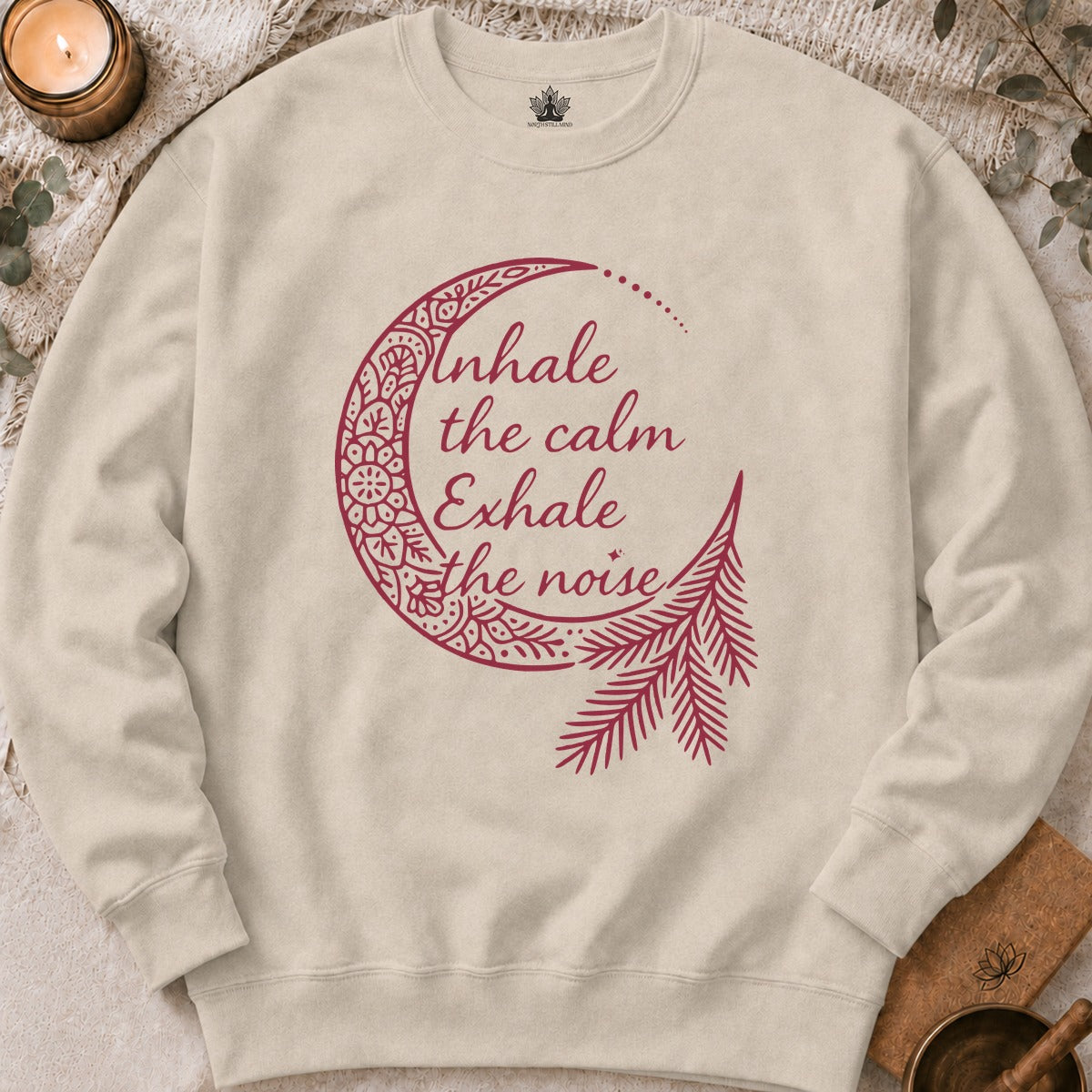Inhale Calm Exhale Noise - Cozy Sweatshirt