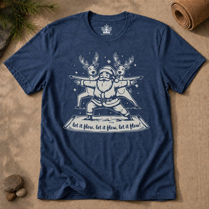 Let It Flow Santa Tee