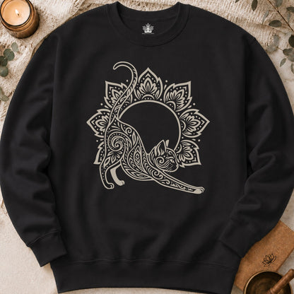Cat & Mandala Sweatshirt