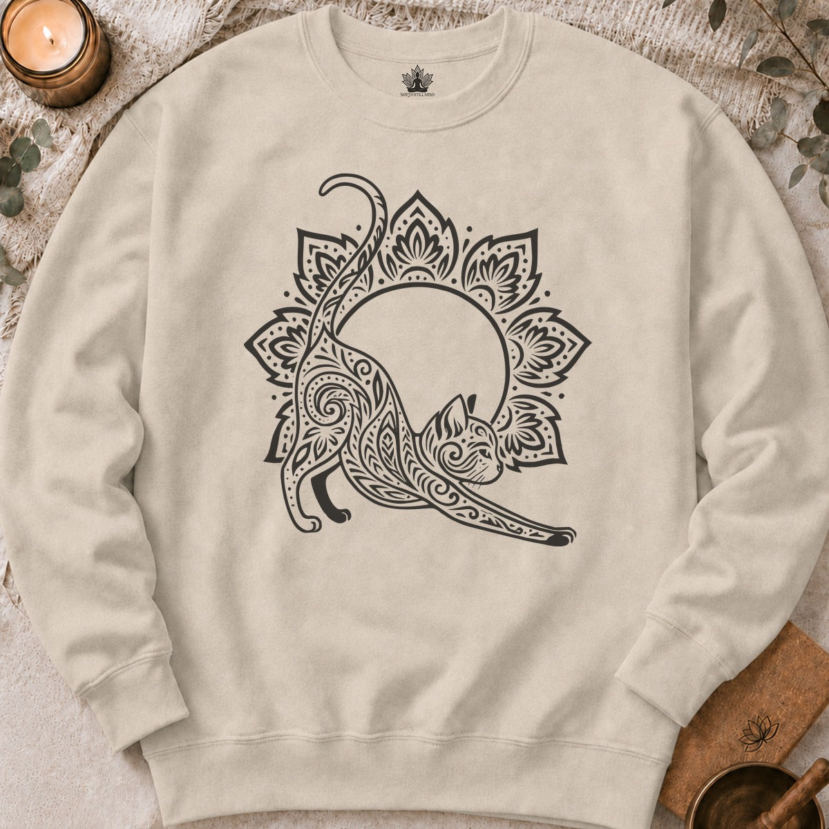 Cat & Mandala Sweatshirt