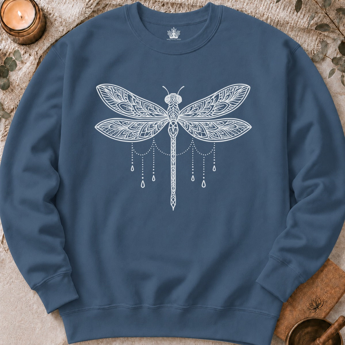 Sweat-shirt Mandala Libellule - Sérénité