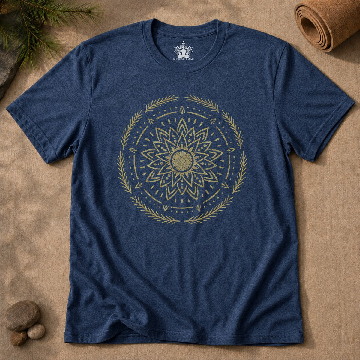 Golden Sun Mandala Tee
