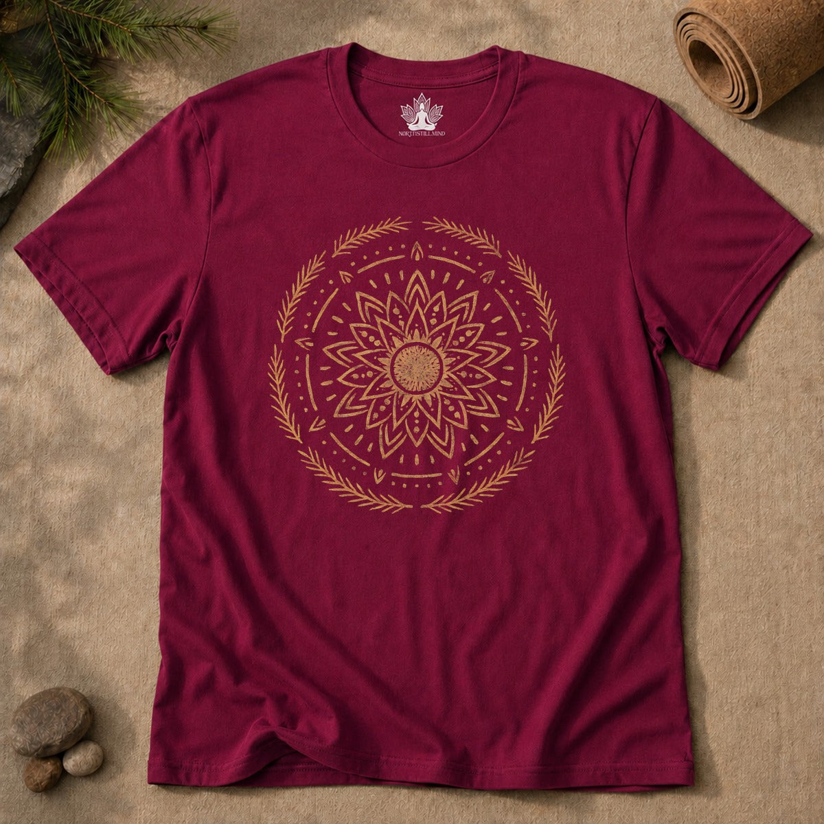 Golden Sun Mandala Tee