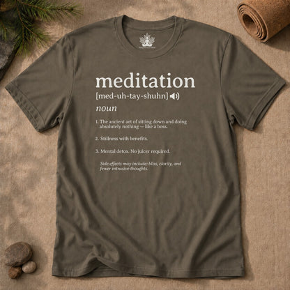Meditation Definition Tee