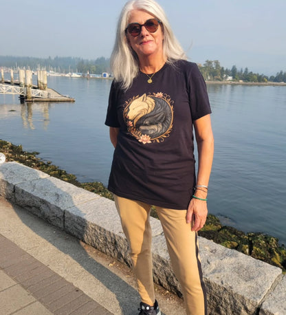 Yin Yang Wolves - Spiritual Balance Tee