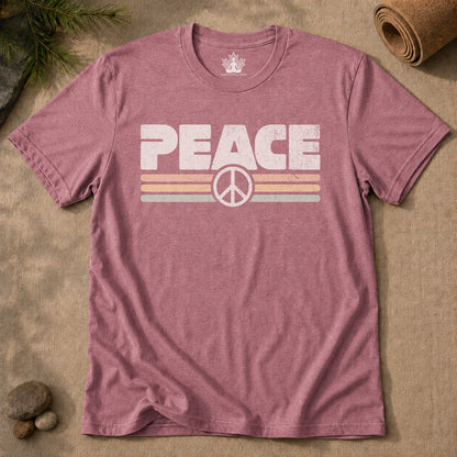 Peace Retro Men Tee