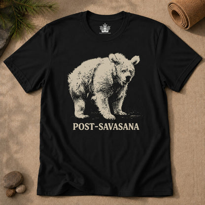 Post-Savasana Sleepy Bear Men Tee