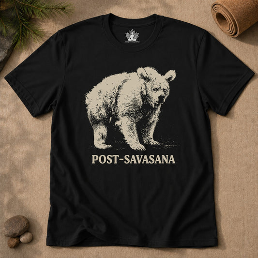 Post-Savasana Sleepy Bear Men Tee