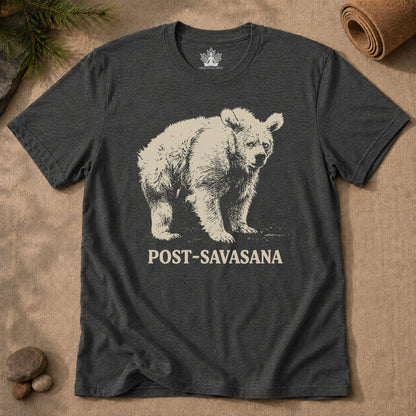 Post-Savasana Sleepy Bear Men Tee