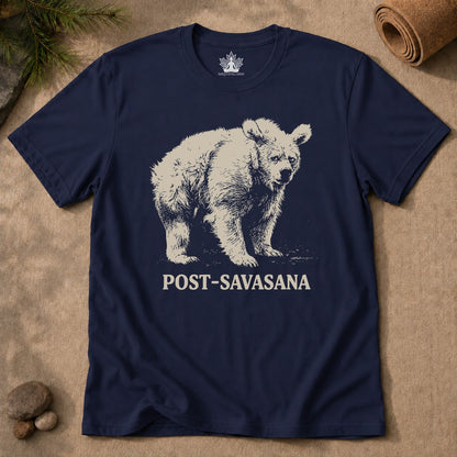 Post-Savasana Sleepy Bear Men Tee