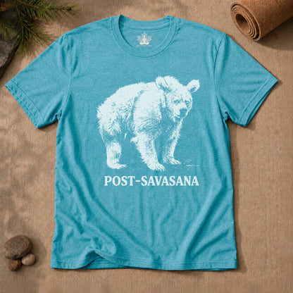 Post-Savasana Sleepy Bear Men Tee