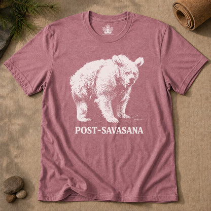 Post-Savasana Sleepy Bear Men Tee