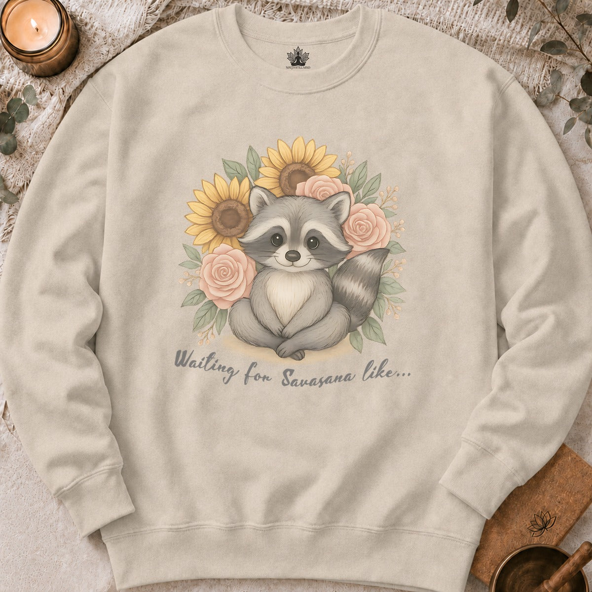 Savasana Racoon Sweatshirt