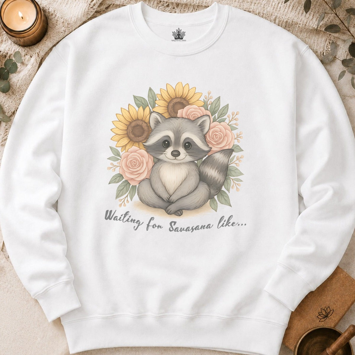 Savasana Racoon Sweatshirt