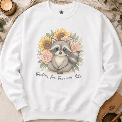 Savasana Racoon Sweatshirt