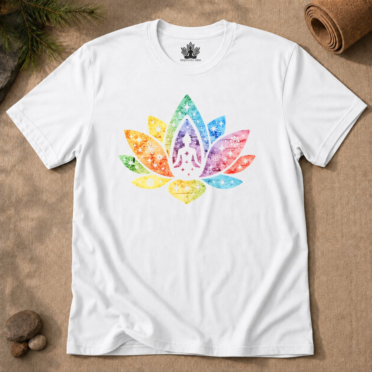 Lotus Pride Rainbow Tee