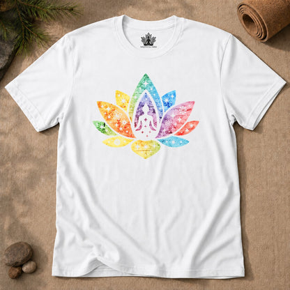 Lotus Pride Rainbow Tee