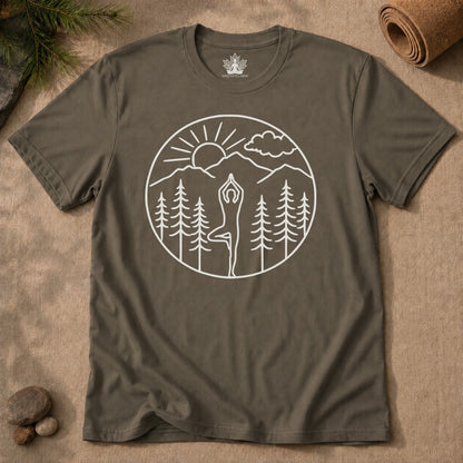 Tree Pose Nature Men Tee