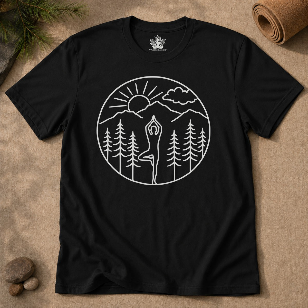 Tree Pose Nature Men Tee