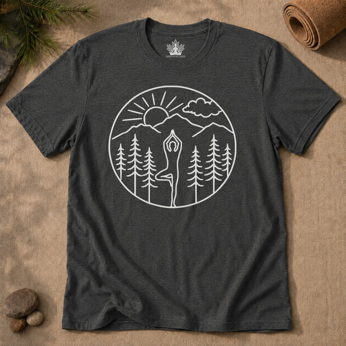 Tree Pose Nature Men Tee