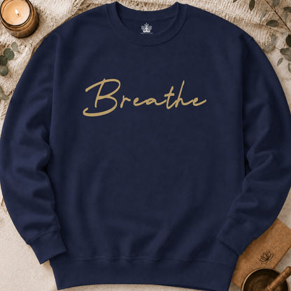 Breathe Sweatshirt - Mandala Back Print